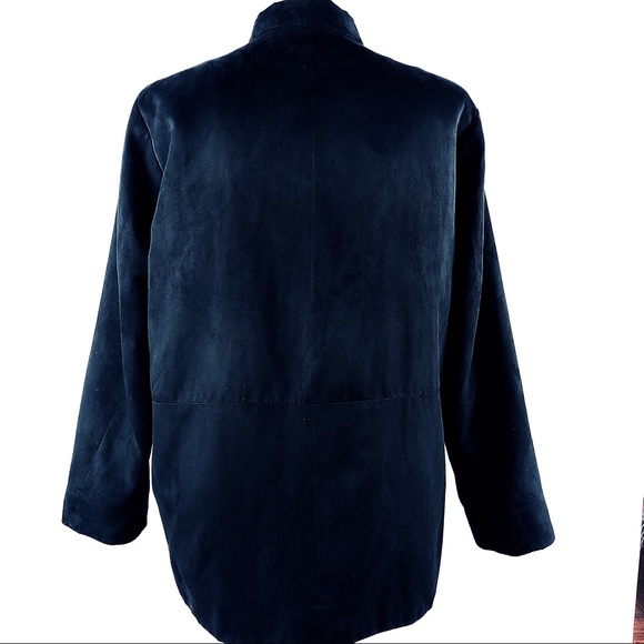 London Fog Black Zipper Up Jacket - Picture 3 of 7